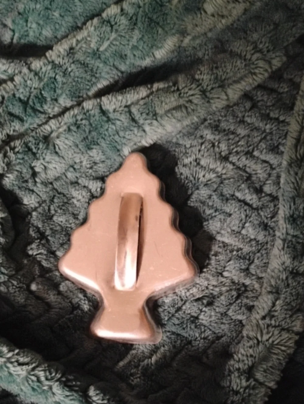 Vintage Christmas Tree Cookie Mold- Aluminum